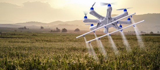 L’épandage par drone autorisé dans certains cas